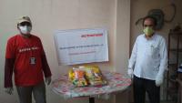 Action Aid Food Distribution by MANUU Staff