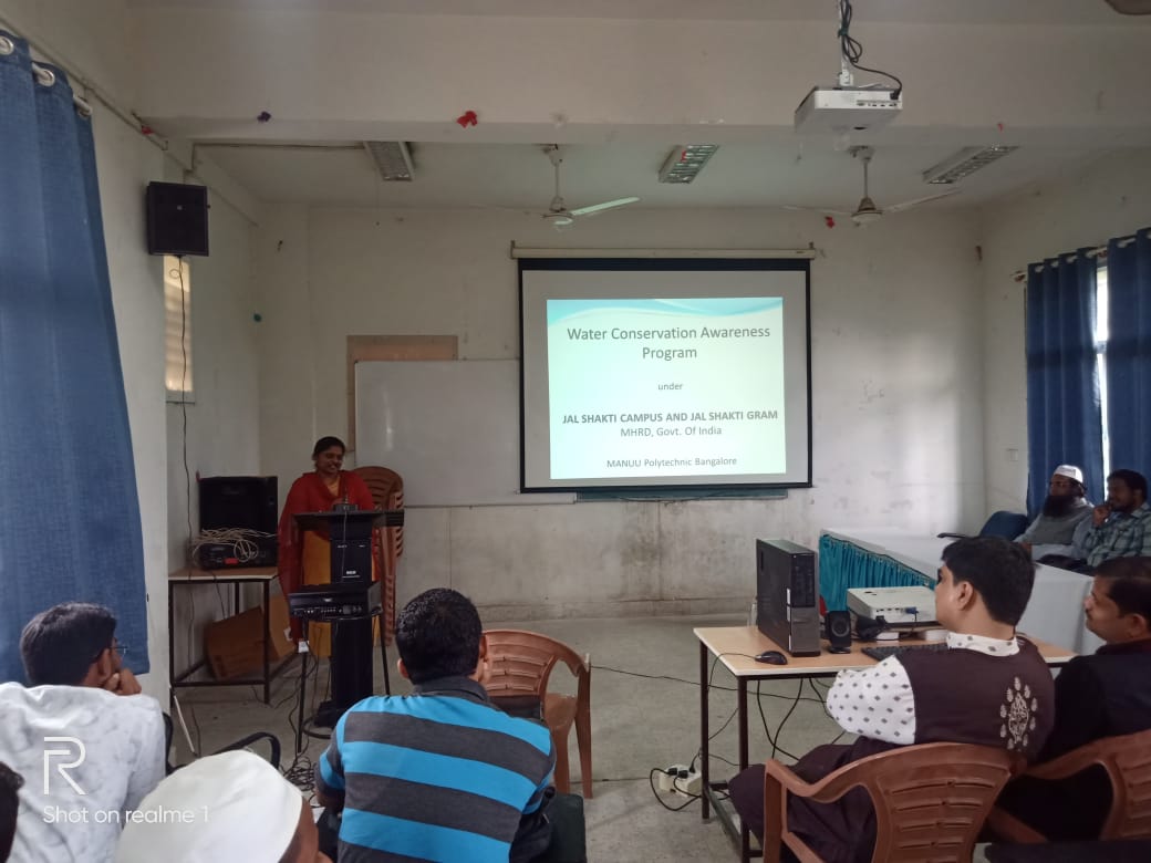 Events Jal Shakti Abhiyan (Water Conservation): Polytechnic Bengaluru
