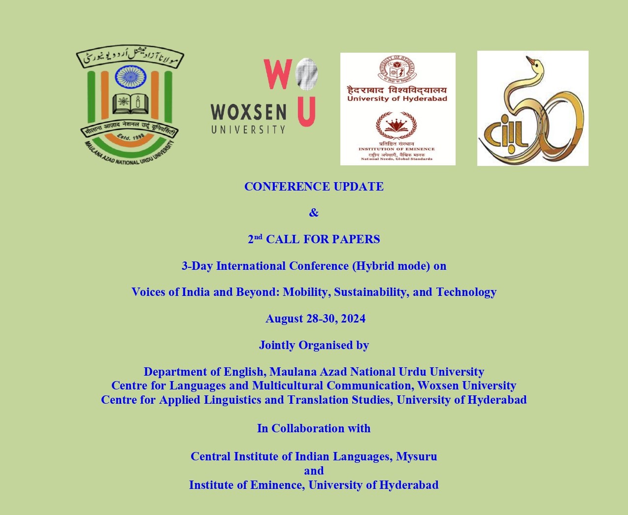 Voices of India and Beyond: Mobility, Sustainability, and Technology