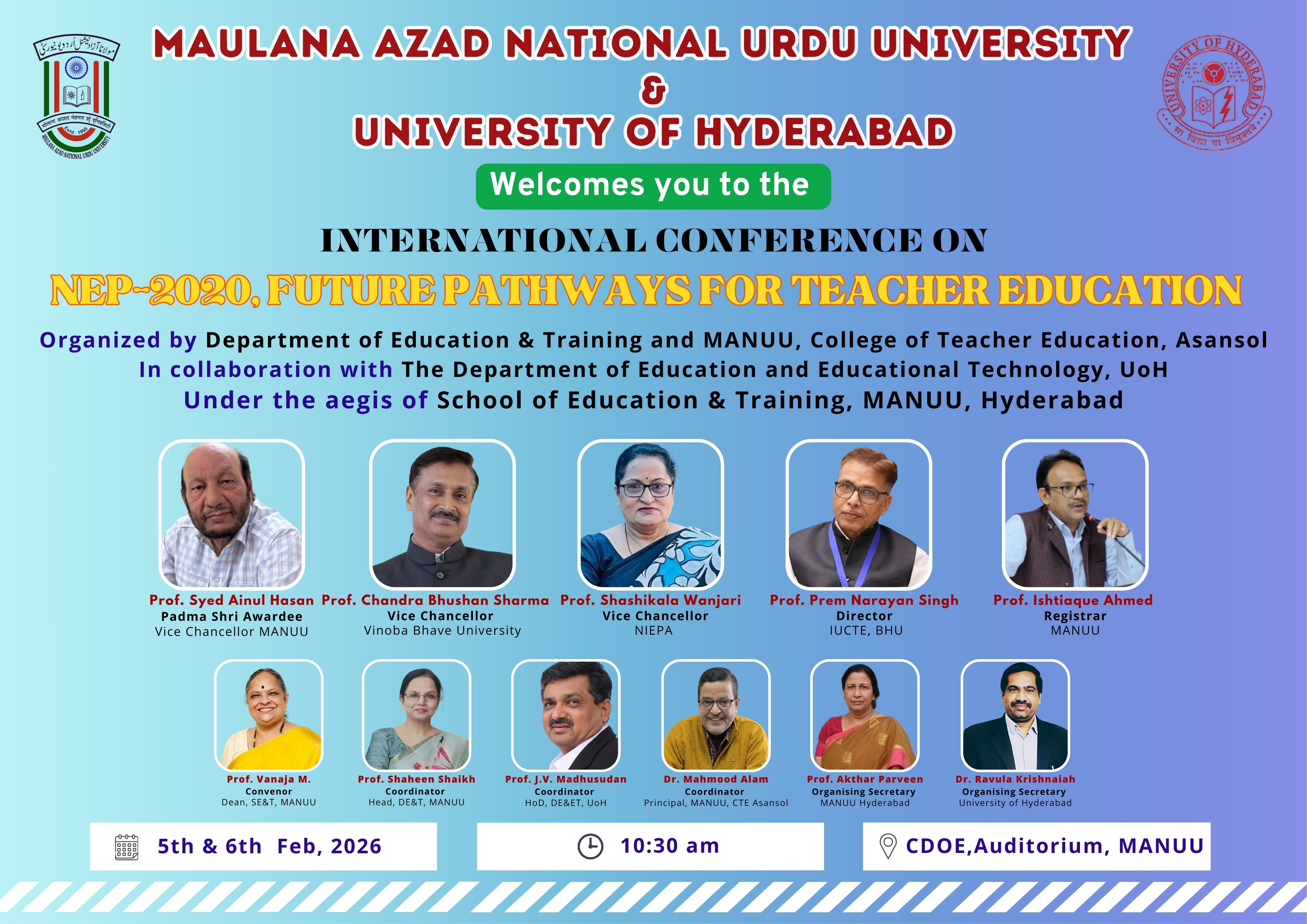 International Conference on NEP-2020, Future Pathways for Teacher Education