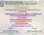 International Day of Immunology 29th April 2021 (Dol-21)