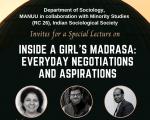 Special Lecture on Inside a Girl's Madrasa: Everyday Negotiations and Aspirations