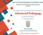 Two-Week Online FDP on Advanced Pedagogy