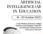 Five-Day Online Workshop on Artificial Intelligence in Education