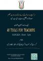 One-Day Workshop on Artificial Intelligence (AI) Tools for Teachers