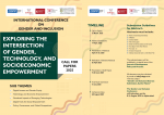 International Conference on Gender and Inclusion Exploring the Intersection of Gender, Technology, and Socioeconomic Empowerment