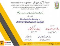 Three Day Online Workshop on  Reflective Practices for Teachers