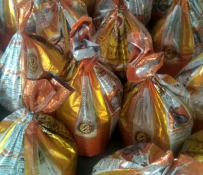 Distribution of Ration by MANUU Model School Staff