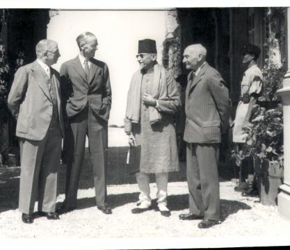 Azad, Sir Alexander, Sir Lawrence etc at Cabinet Mission Plan