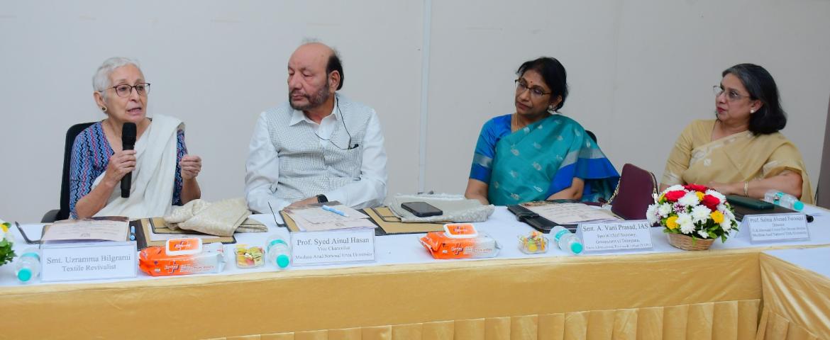 National Seminar on Textile Traditions of the Deccan held at MANUU