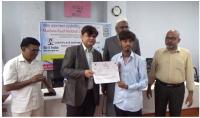 Certificate Distribution of Electrician batch  2022-24 and Plumbing batch 2023-24 MANUU ITI Darbhanga students on ITI Darbhanga dated 25.10.24 on MANUU