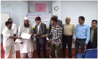 Certificate Distribution of Electrician batch  2022-24 and Plumbing batch 2023-24 MANUU ITI Darbhanga students on ITI Darbhanga dated 25.10.24 on MANUU