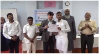 Certificate Distribution of Electrician batch  2022-24 and Plumbing batch 2023-24 MANUU ITI Darbhanga students on ITI Darbhanga dated 25.10.24 on MANUU